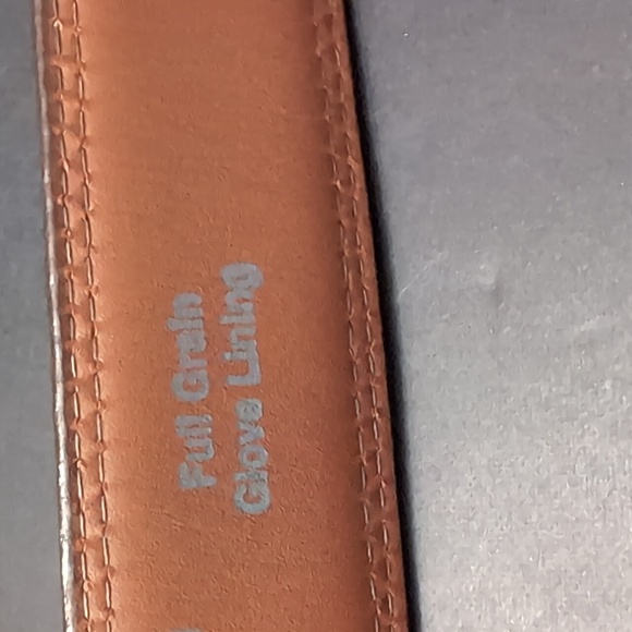 Brighton Men's Full Grain Glove Lining Brown Leather Belt,Size 44. - Picture 8 of 9